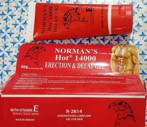 Norman Hot 14000 Erection n Delay gel